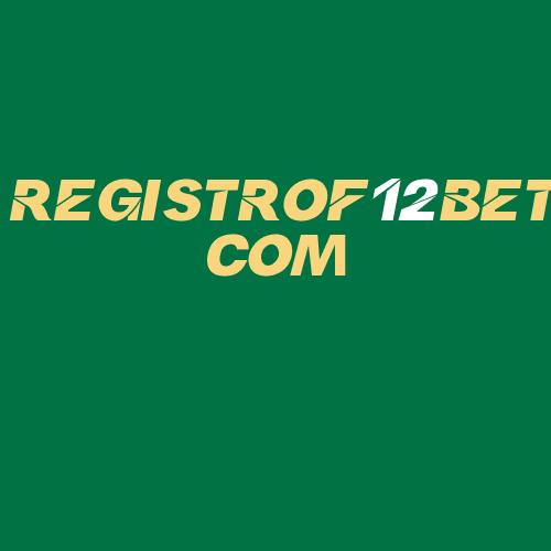 Logo da REGISTROF12BET